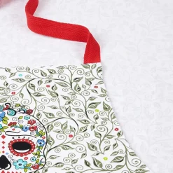 Fiesta Skull and Vine Apron