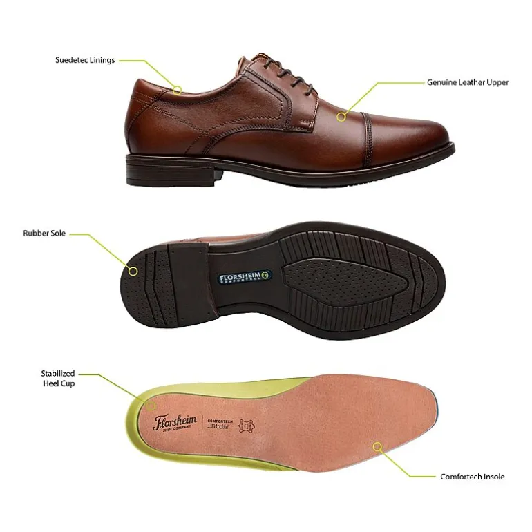 Florsheim Mens Center Flat Heel Dress Boots