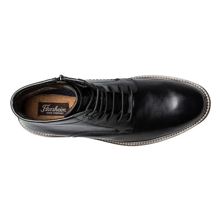 Florsheim Mens Flat Heel Lace Up Boots