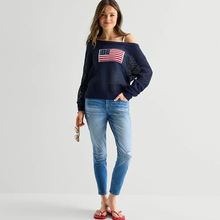 Forever 21 Juniors Womens Asymmetrical Neck Long Sleeve Pullover Sweater