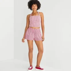 Forever 21 Womens High Rise Juniors Pull-On Short