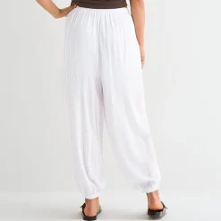 Forever 21 Womens Juniors Cuffed Mid Rise Pull-On Pant