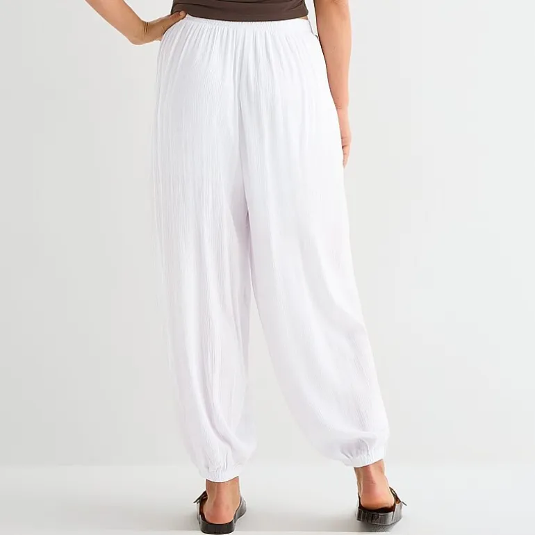 Forever 21 Womens Juniors Cuffed Mid Rise Pull-On Pant