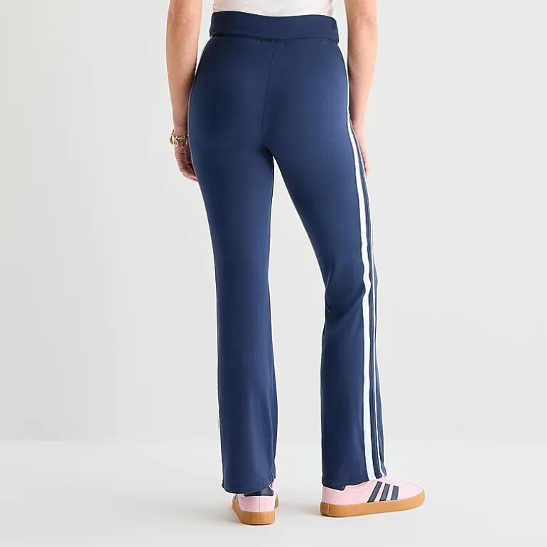 Forever 21 Womens Juniors Flare Mid Rise Pull-On Pant