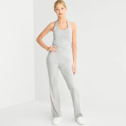 Forever 21 Womens Juniors Flare Mid Rise Pull-On Pant