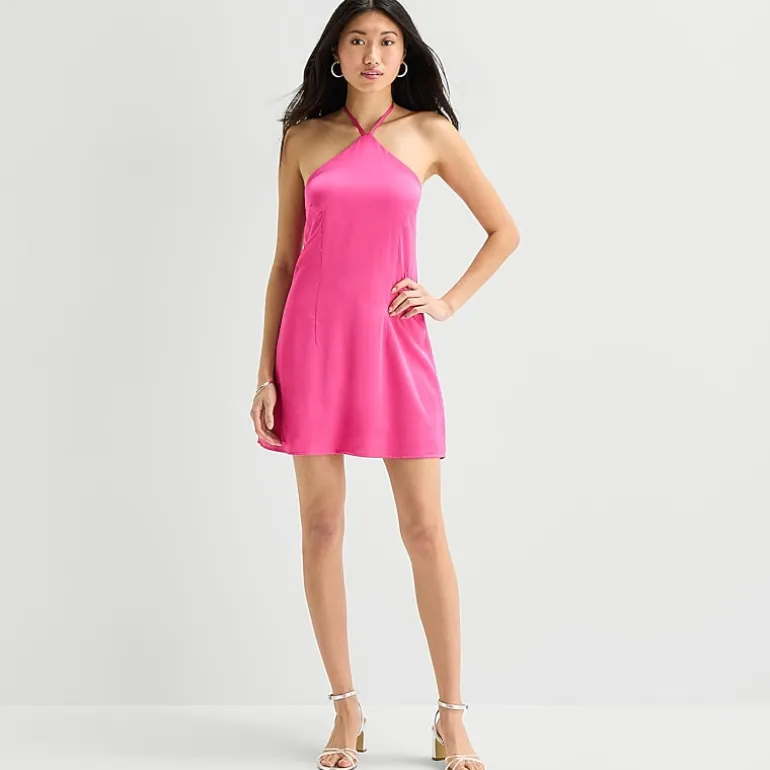Forever 21 Womens Juniors Halter Neck Sleeveless Sundress