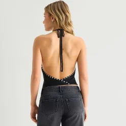Forever 21 Womens Juniors Halter Neck Sleeveless Tank Top