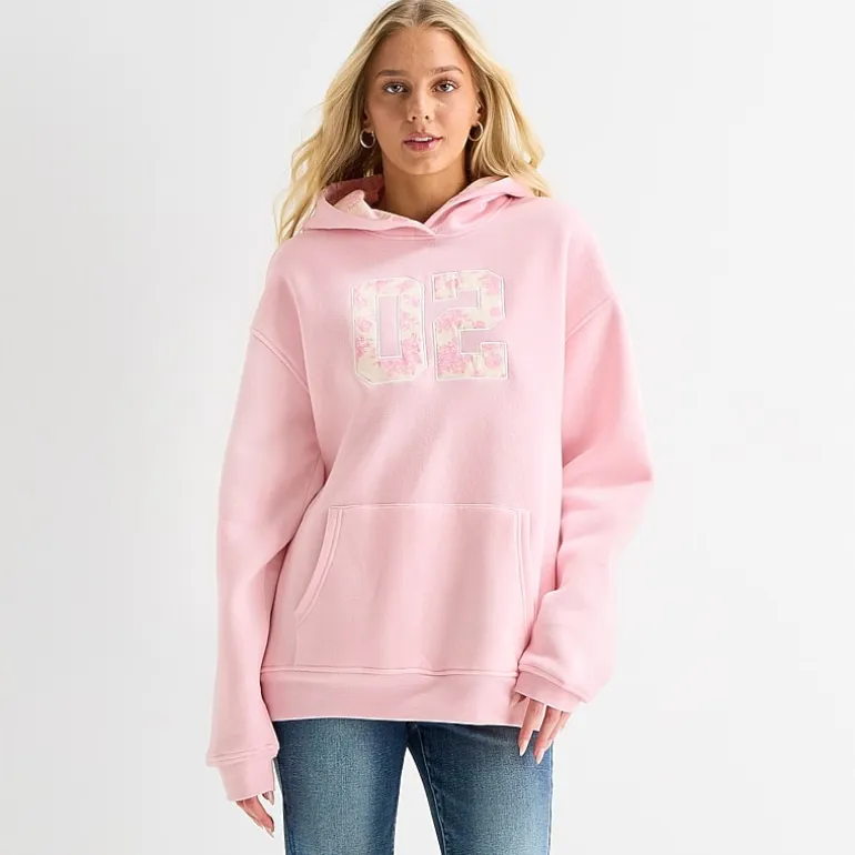 Forever 21 Womens Juniors Long Sleeve Fleece Hoodie