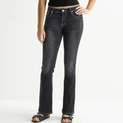 Forever 21 Womens Juniors Low Rise Bootcut Jean