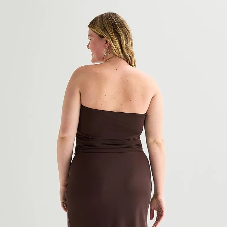 Forever 21 Womens Juniors Plus Tube Top