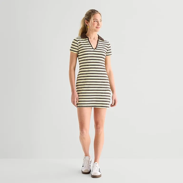 Forever 21 Womens Juniors Short Sleeve Casual Bodycon Dress