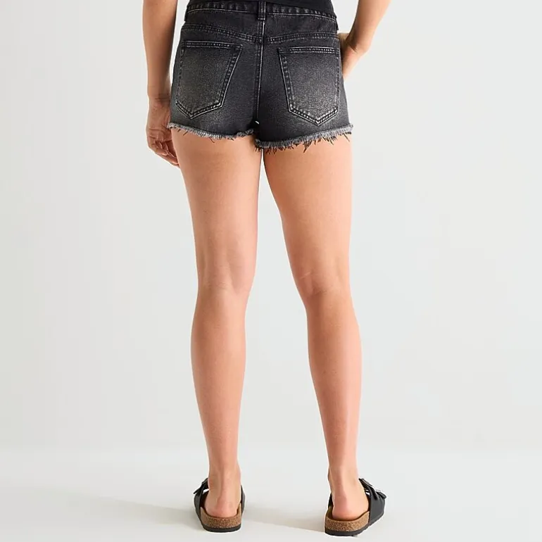 Forever 21 Womens 2 1/4" Low Rise Juniors Denim Short