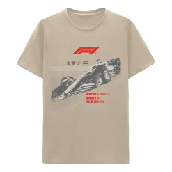 Formula One Mens Crew Neck Short Sleeve Regular Fit Graphic T-Shirt