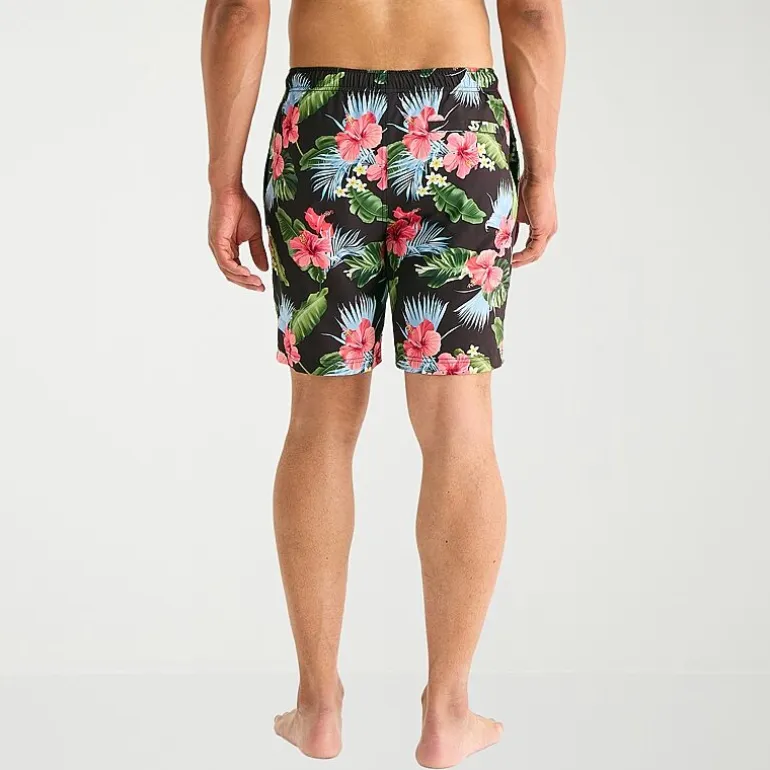 Free Country Mens 7" Camouflage Swim Trunks
