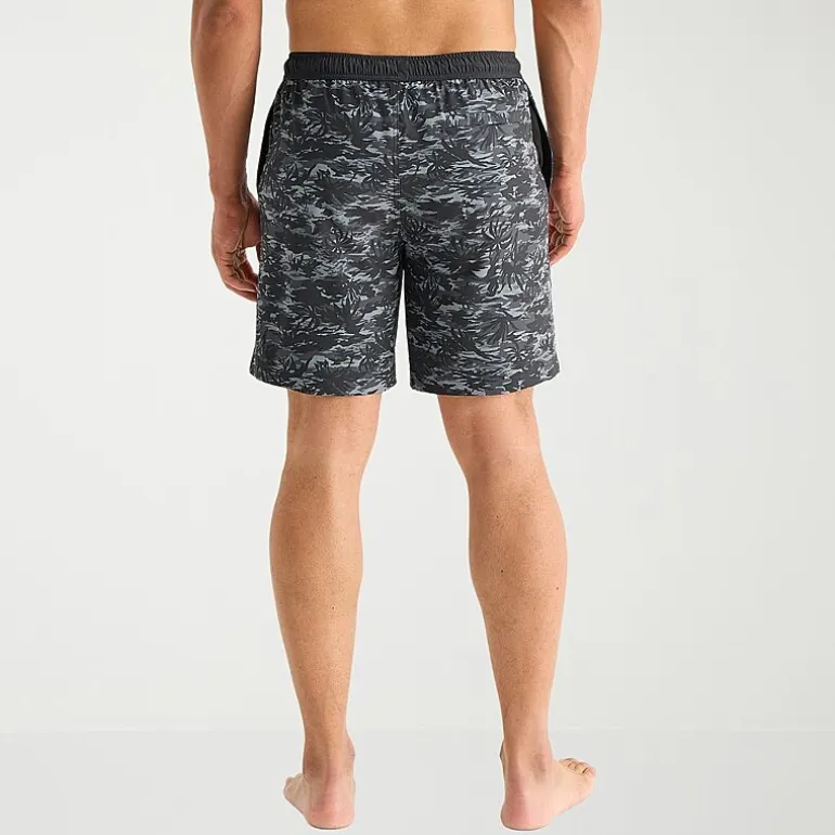 Free Country Mens 7" Camouflage Swim Trunks