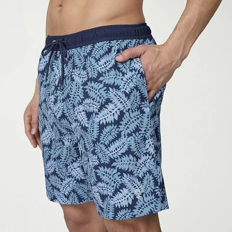 Free Country Mens 7" Camouflage Swim Trunks