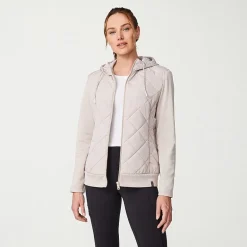 Free Country Womens Hooded Lightweight Quilted Jacket