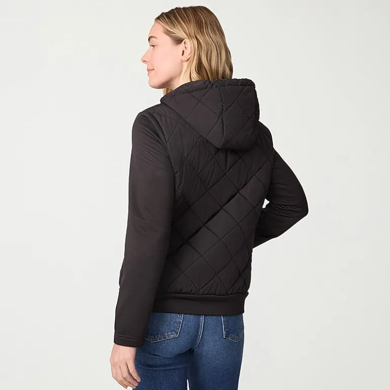 Free Country Womens Hooded Lightweight Quilted Jacket