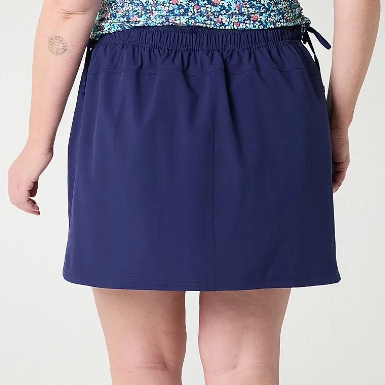 Free Country Womens Plus Swim Skirt
