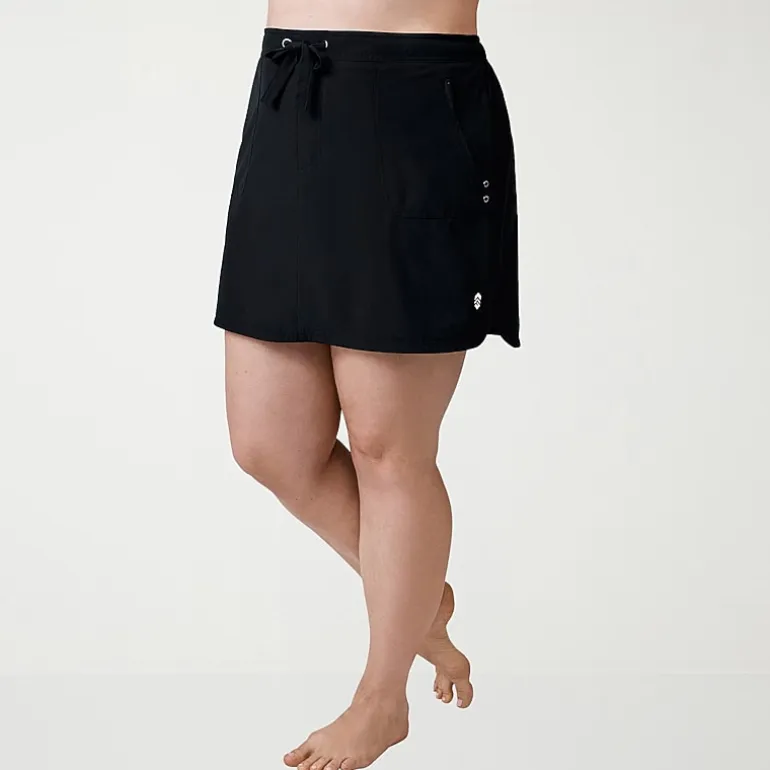 Free Country Womens Plus Swim Skirt