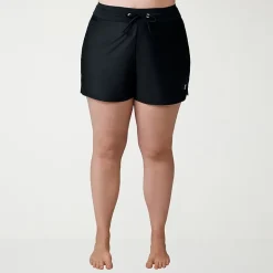 Free Country Womens Plus Swim Shorts