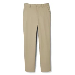 French Toast Big Kid Boys Straight Relaxed Fit Flat Front Pant