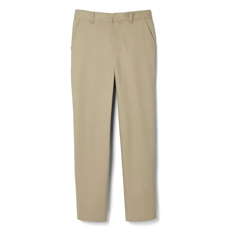French Toast Big Kid Boys Straight Relaxed Fit Flat Front Pant