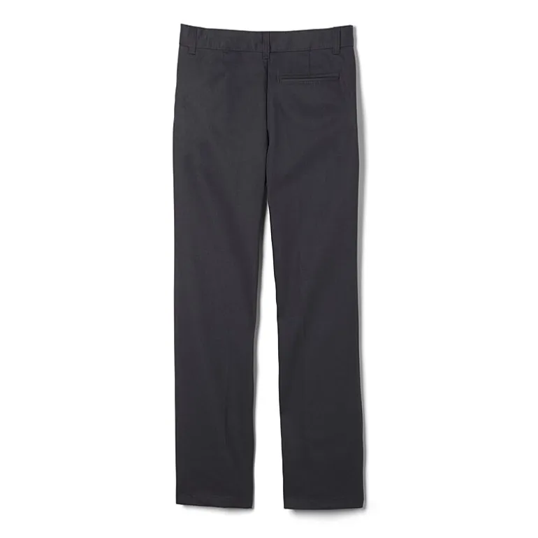 French Toast Big Kid Boys Straight Relaxed Fit Flat Front Pant