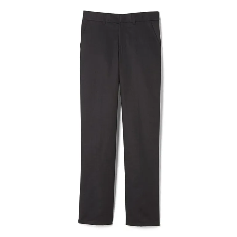 French Toast Big Kid Boys Straight Relaxed Fit Flat Front Pant