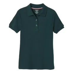 French Toast Big Kid Girls Short Sleeve Regular Fit Polo Shirt