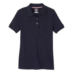 French Toast Big Kid Girls Short Sleeve Regular Fit Polo Shirt
