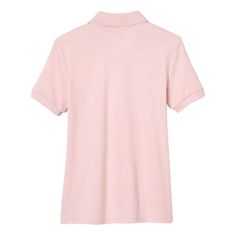French Toast Big Kid Girls Short Sleeve Regular Fit Polo Shirt