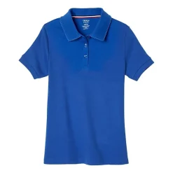 French Toast Big Kid Girls Short Sleeve Regular Fit Polo Shirt