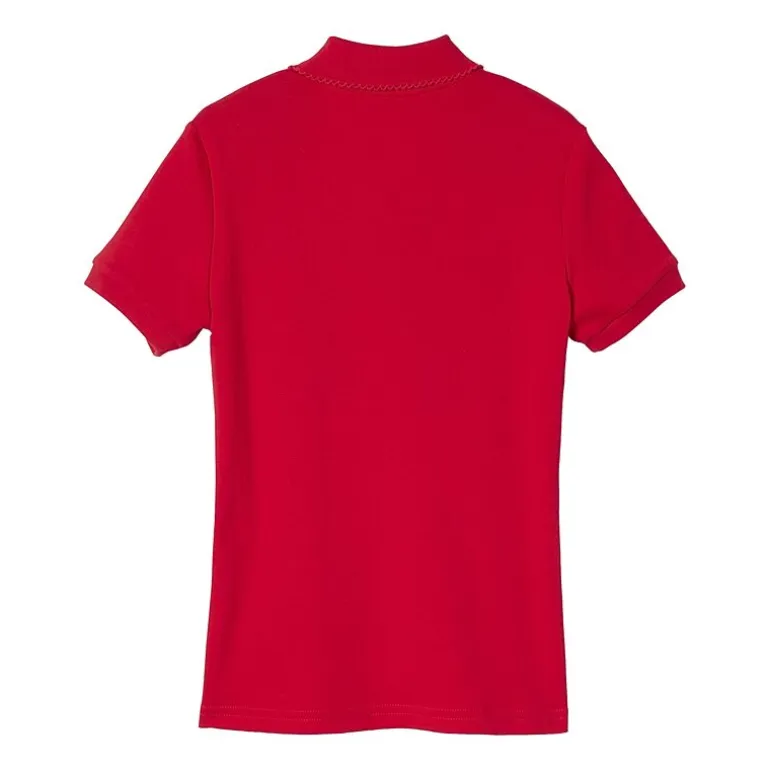 French Toast Big Kid Girls Short Sleeve Regular Fit Polo Shirt
