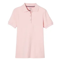 French Toast Big Kid Girls Short Sleeve Regular Fit Polo Shirt