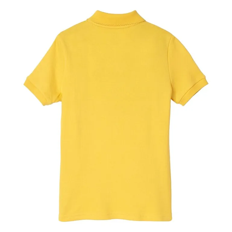 French Toast Big Kid Girls Short Sleeve Regular Fit Polo Shirt