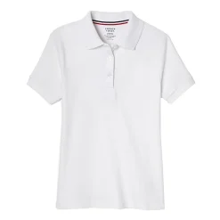 French Toast Big Kid Girls Short Sleeve Regular Fit Polo Shirt