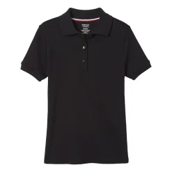 French Toast Big Kid Girls Short Sleeve Regular Fit Polo Shirt