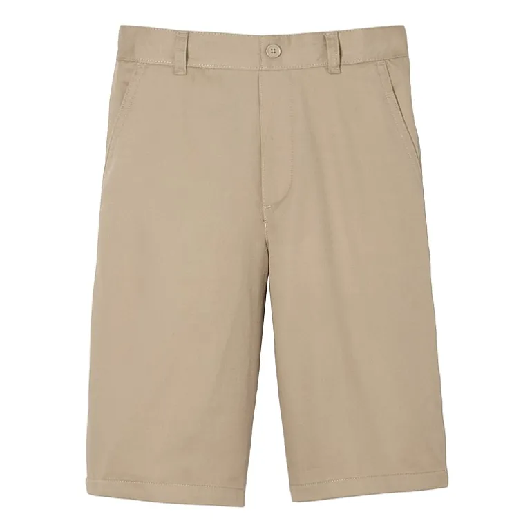 French Toast Flat Front Little & Big Kid Boys 10" Chino Short