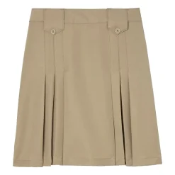 French Toast Front-Pleated Tab Skirt Little & Big Kid Girls Pleated Skirt