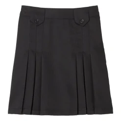 French Toast Front-Pleated Tab Skirt Little & Big Kid Girls Pleated Skirt