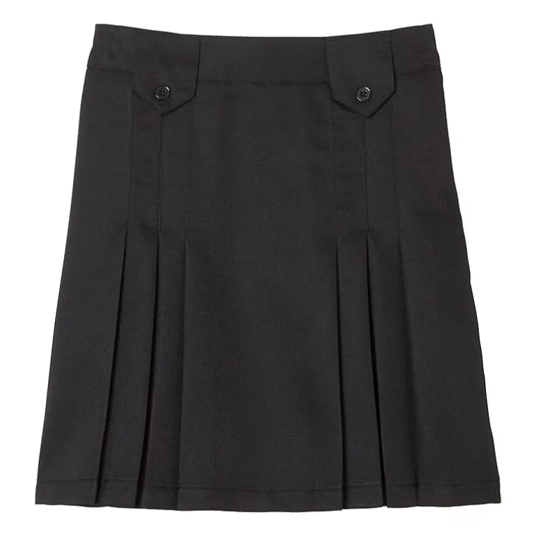 French Toast Front-Pleated Tab Skirt Little & Big Kid Girls Pleated Skirt
