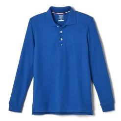 French Toast Little & Big Kid Boys Long Sleeve Boxy Fit Polo Shirt