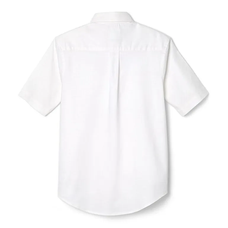 French Toast Little & Big Kid Boys Wrinkle Resistant Button Down Collar Short Sleeve Dress Shirt