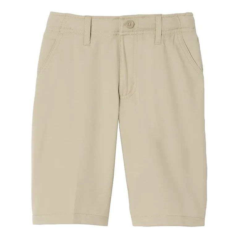 French Toast Little & Big Kid Boys 10" Mid Rise Moisture Wicking Stretch Fabric Chino Short