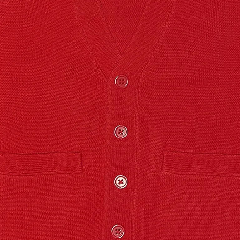 French Toast Little & Big Kid Boys V Neck Long Sleeve Button Cardigan
