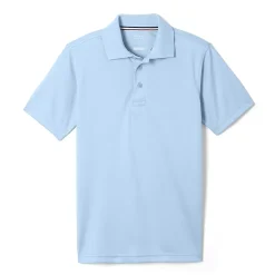 French Toast Little & Big Kid Boys Short Sleeve Regular Fit Moisture Wicking Polo Shirt