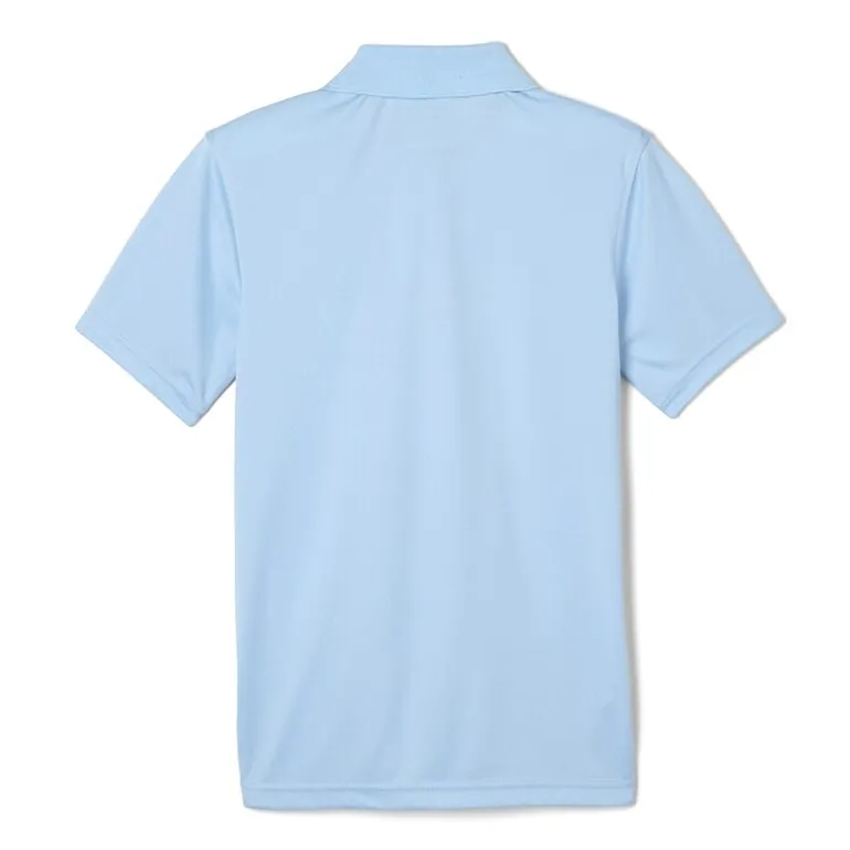 French Toast Little & Big Kid Boys Short Sleeve Regular Fit Moisture Wicking Polo Shirt