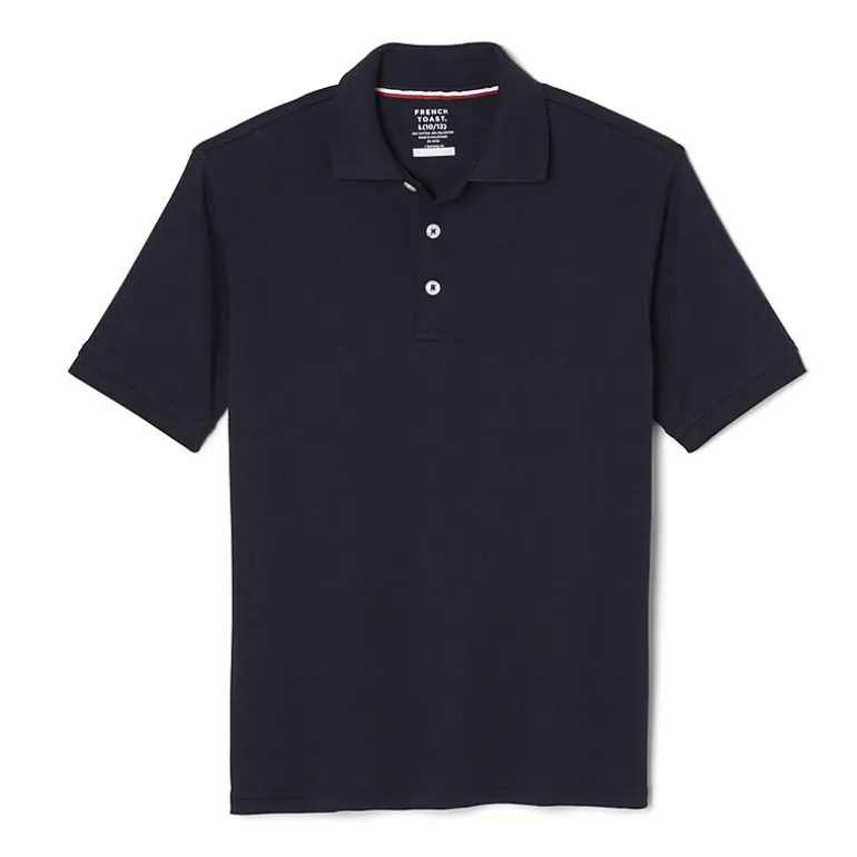 French Toast Little & Big Kid Boys Short Sleeve Boxy Fit Polo Shirt