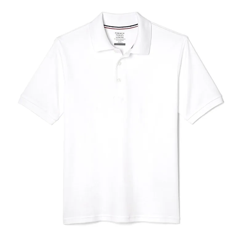 French Toast Little & Big Kid Boys Short Sleeve Boxy Fit Polo Shirt